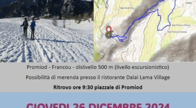 ESCURSIONE NATURALISTICA DI SANTO STEFANO- PERCORSO AD ANELLO PROMIOD- FRANCOU