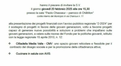 Presentazione dei progetti finanziati con l’avviso pubblico regionale “2-2024” per il sostegno di progetti in favore delle giovani generazioni